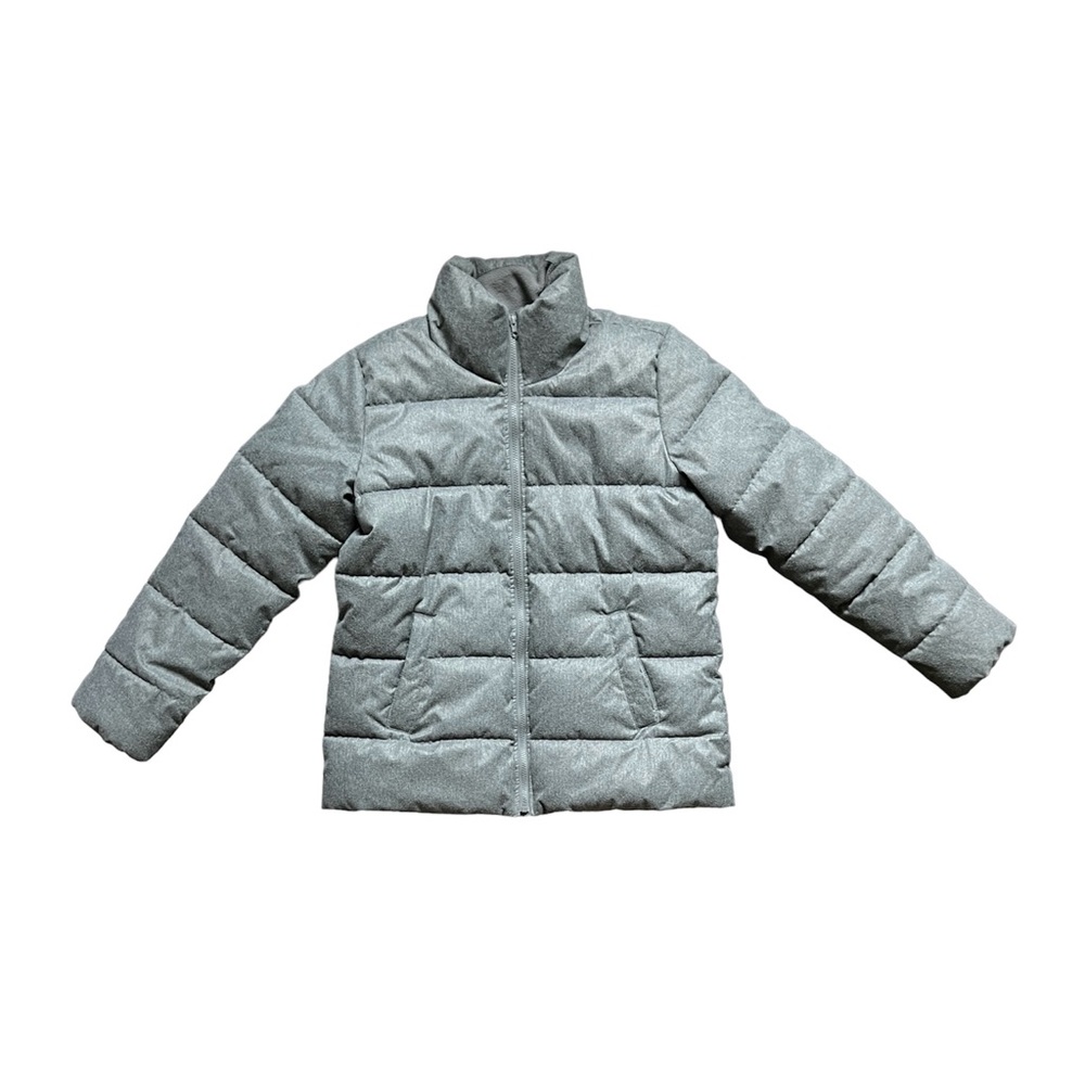 Old Navy Quilted Winter Puffy Jacket Full Zip Heavy Casual Puffer Coat EUC M